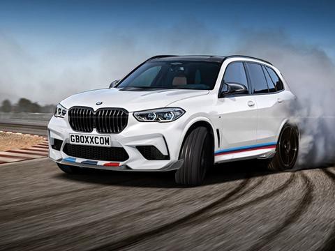 继刚刚发布的新款宝马X5后 X5M版合成图曝光