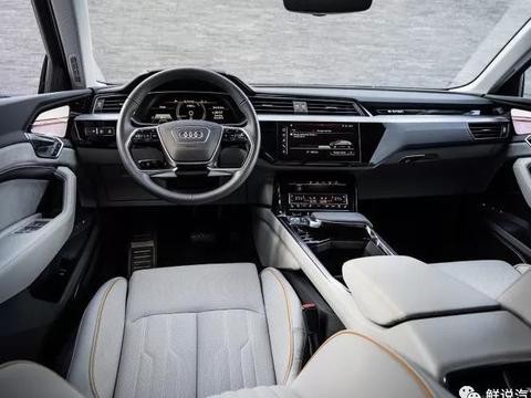 配电子后视镜 奥迪e-tron内饰官图发布