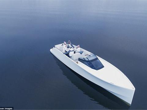 海上的特斯拉？新型全静音电动汽艇曝光 还可用iPad控制