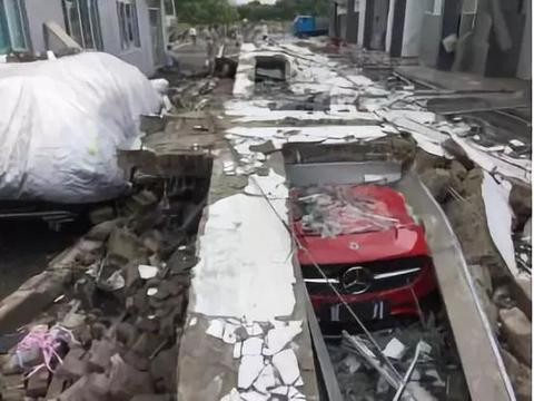 奔驰奥迪凯迪拉克等一大波豪车突然被毁，这下保险公司赔惨了