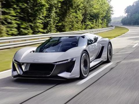 从未来穿越来的吧？奥迪新超跑有点帅！