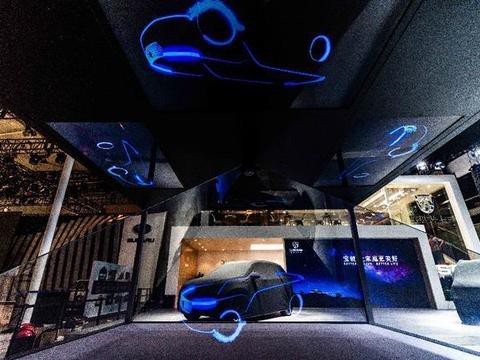 在成都车展宝骏展台竟然能看到星辰大海？