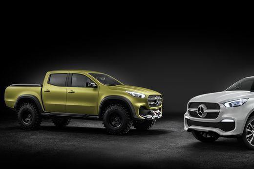 奔驰发布X级皮卡官图 日内瓦车展首发亮相