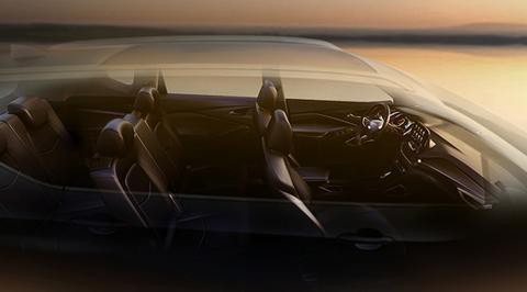 新车讯：沃兰多大7座CUV空间布局官图