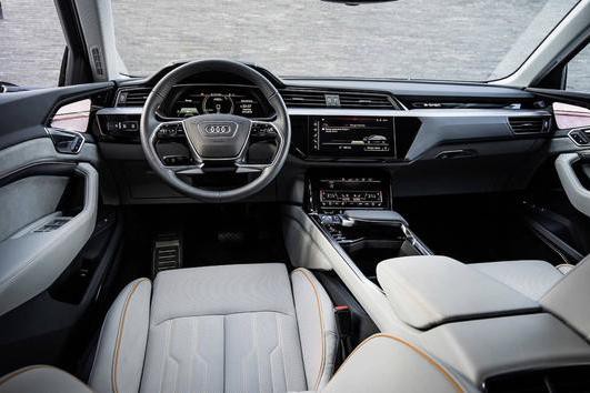 放眼望去都是屏 奥迪e-tron内饰官图曝光
