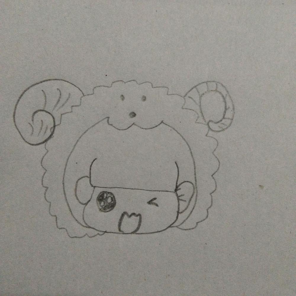白羊座幼儿亲子手工铅笔彩绘 简单易学的星座铅笔画白羊教程