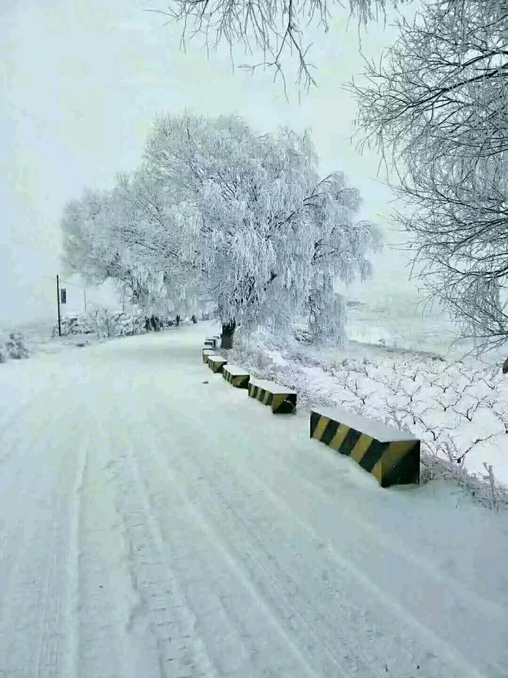 一起来欣赏西安临潼大雪纷飞的风景,美的让人陶醉,雪景像仙境一样美