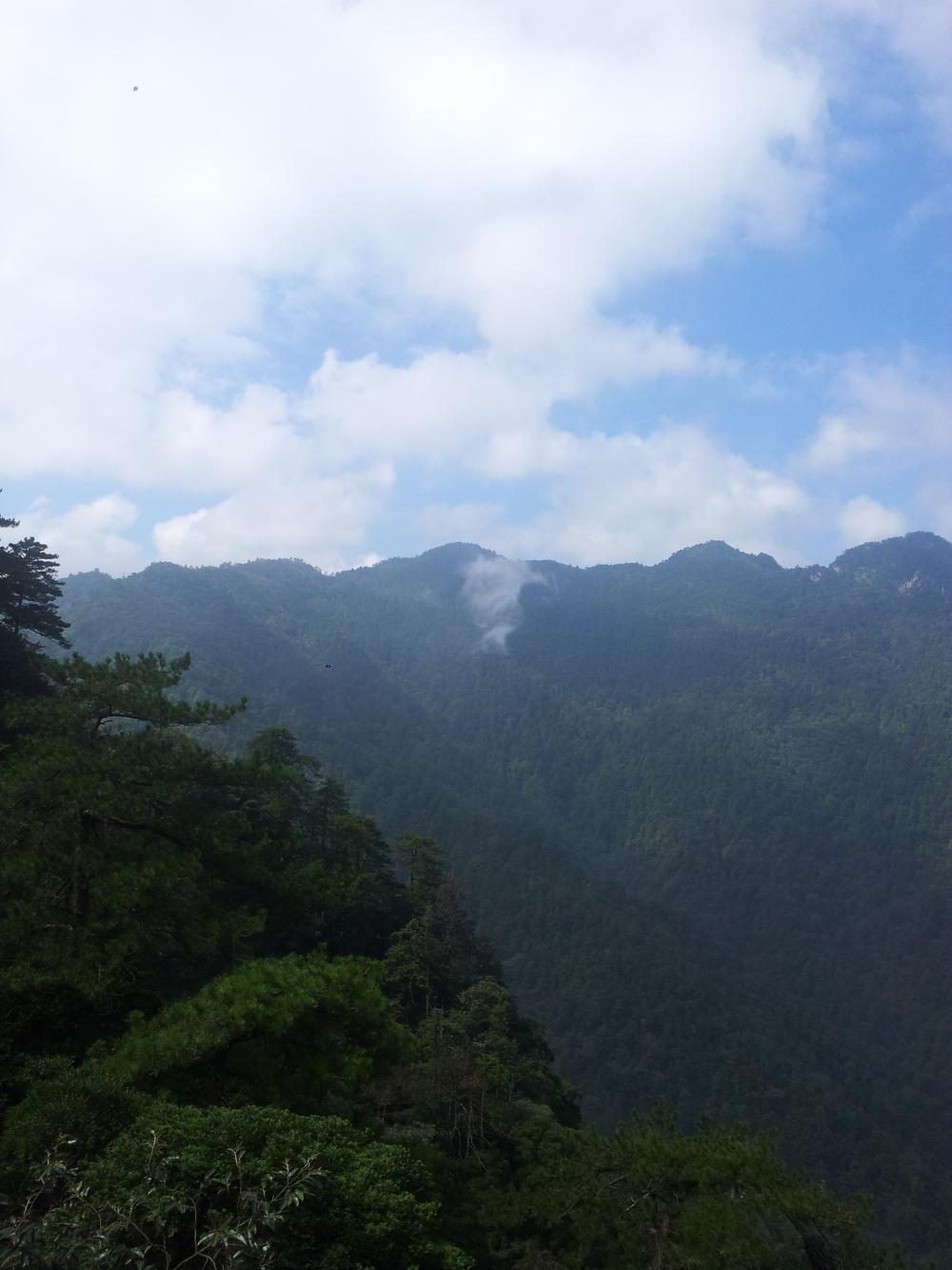 井冈山800里云海是如何生成的, 太阳一照射, 雾气升腾