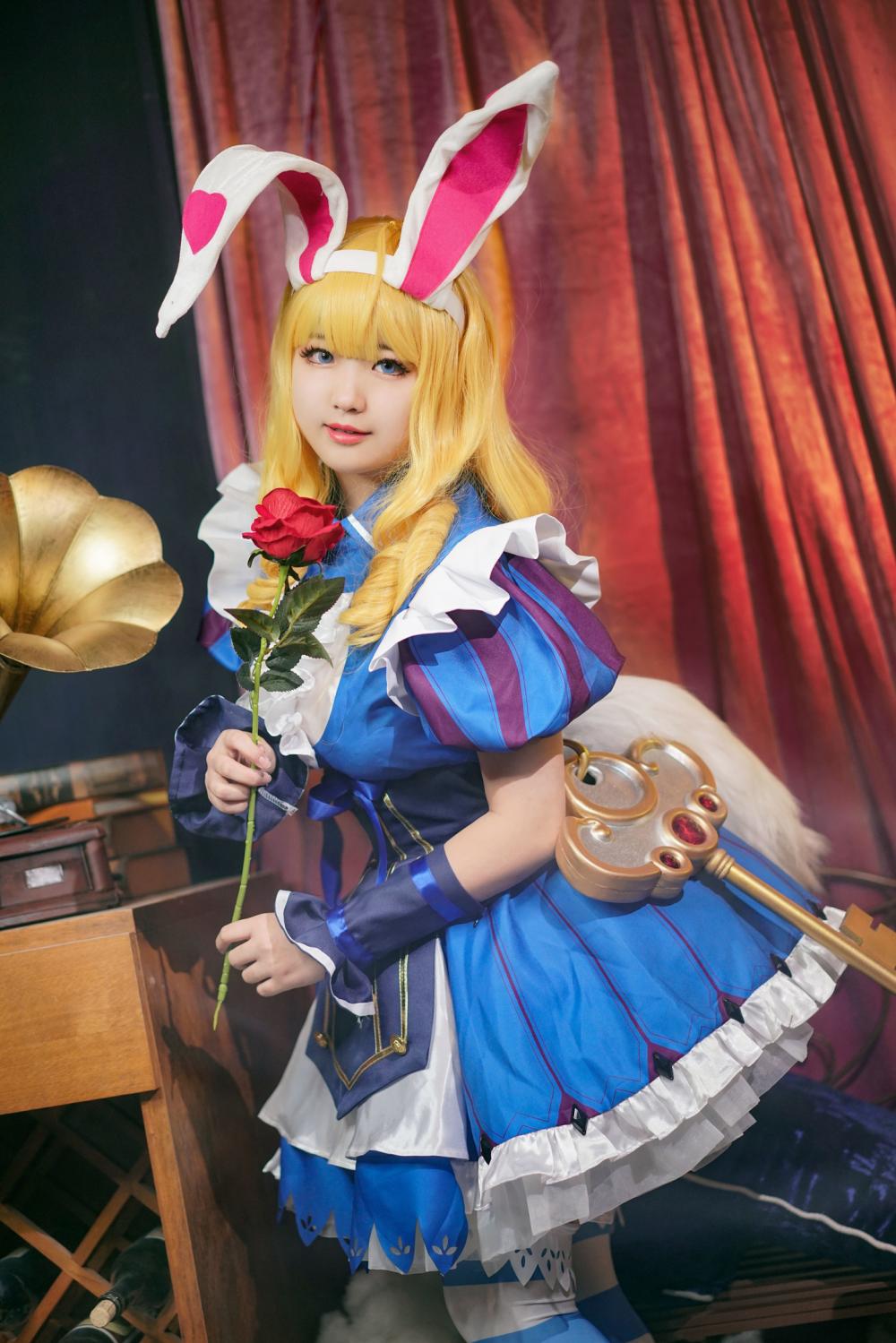 cosplay妲己爱丽丝,王者荣耀cos偶像季 王者荣耀 妲己爱丽丝cosplay
