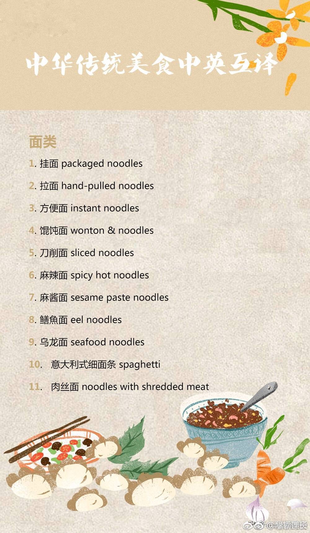 新马美食传统英文翻译,近年来不论是英语四六美食就泰中华图片