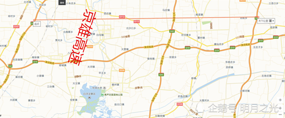 荣乌高速新线会不会是这个样子的
