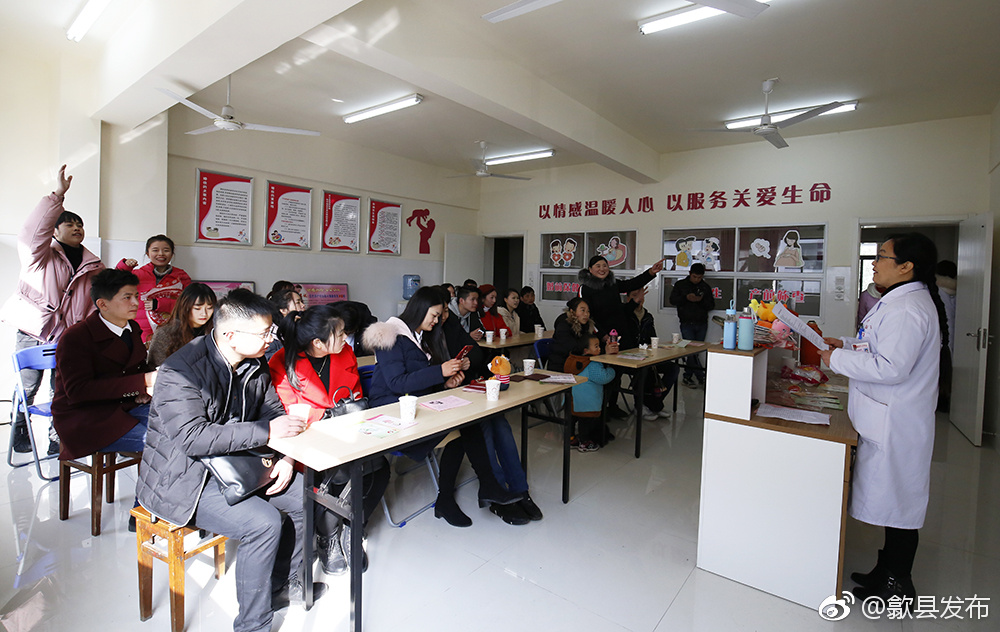 歙县妇计中心全力做好春节返乡高峰期婚检工作