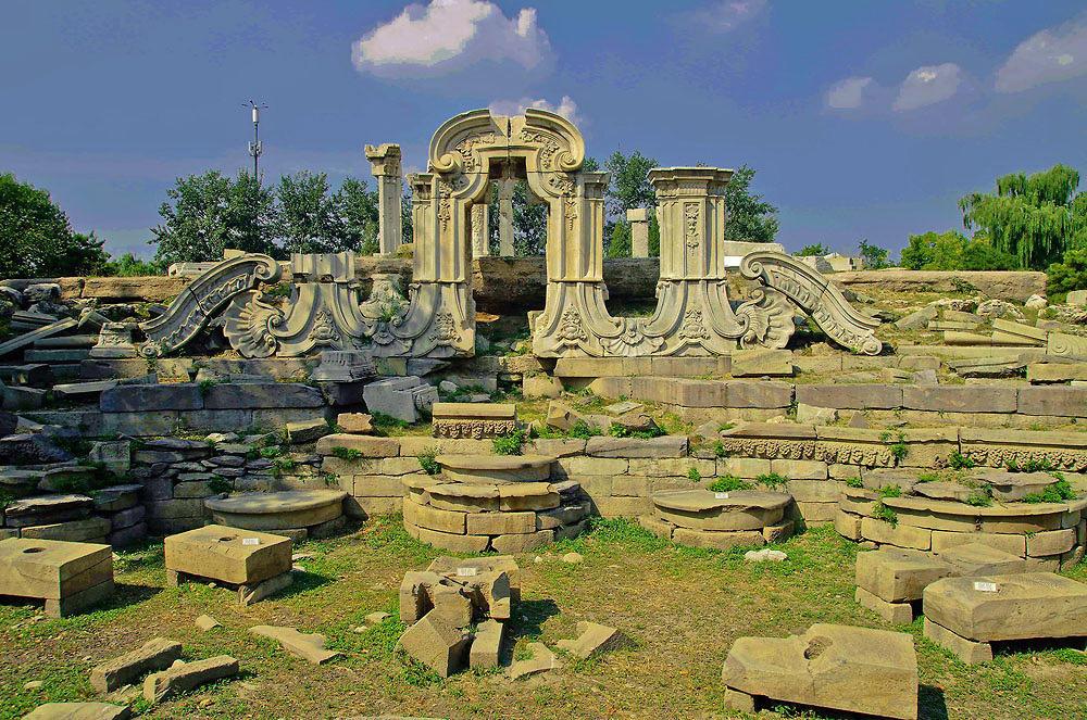 火烧圆明园图片