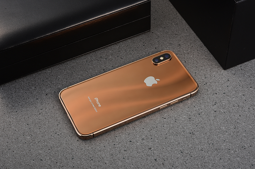 爱定族 iPhone X古铜色定制版曝光 网友:这不仅