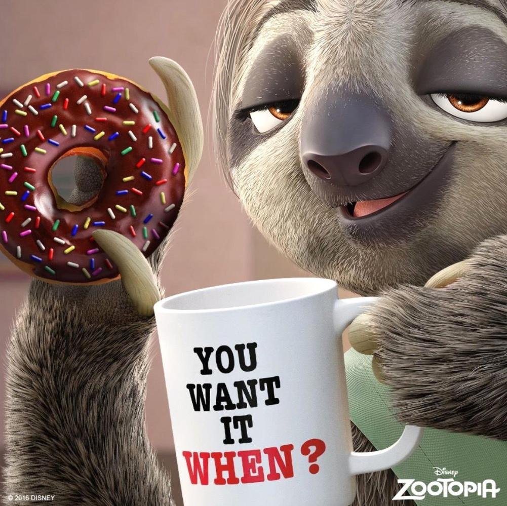 《疯狂动物城Zootopia》: 名字快如闪电却比乌