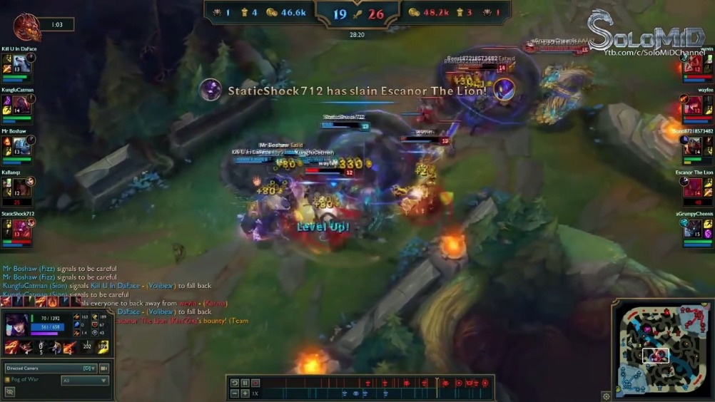 大树完美团战拒绝团灭电竞热点 英雄联盟 lol