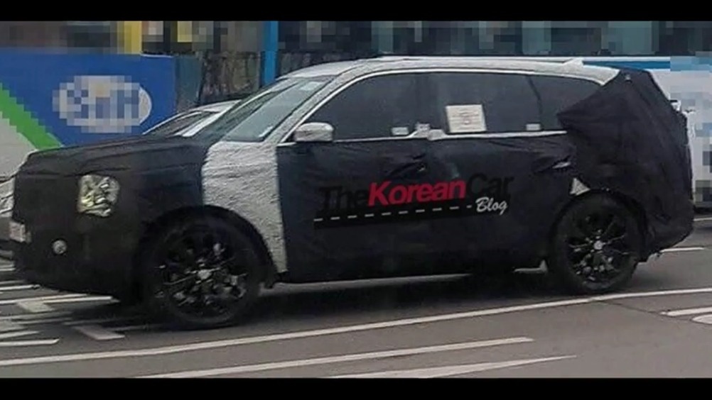 对标途昂 起亚全新大型SUV路试曝光  ​