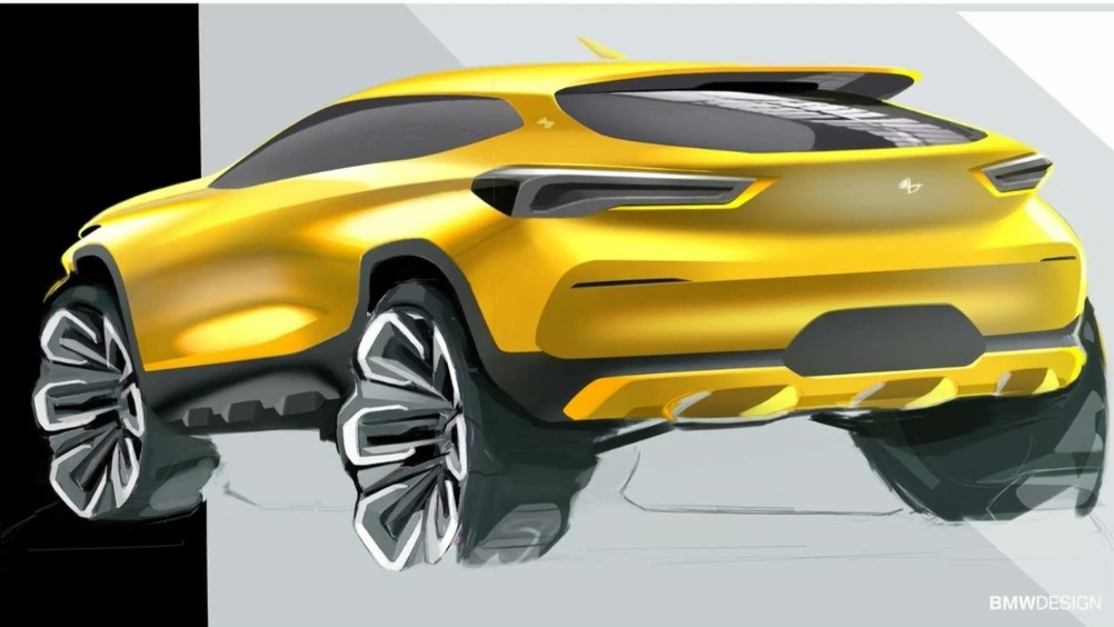 宝马X2轿跑SUV双门版效果图  ​