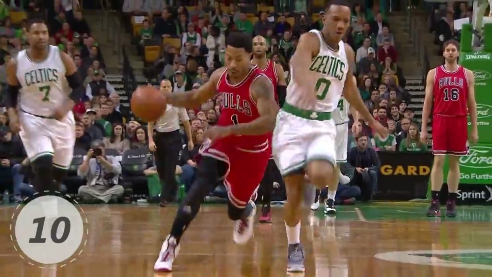 罗斯巅峰时期进攻集锦。那时的他是那样打球的