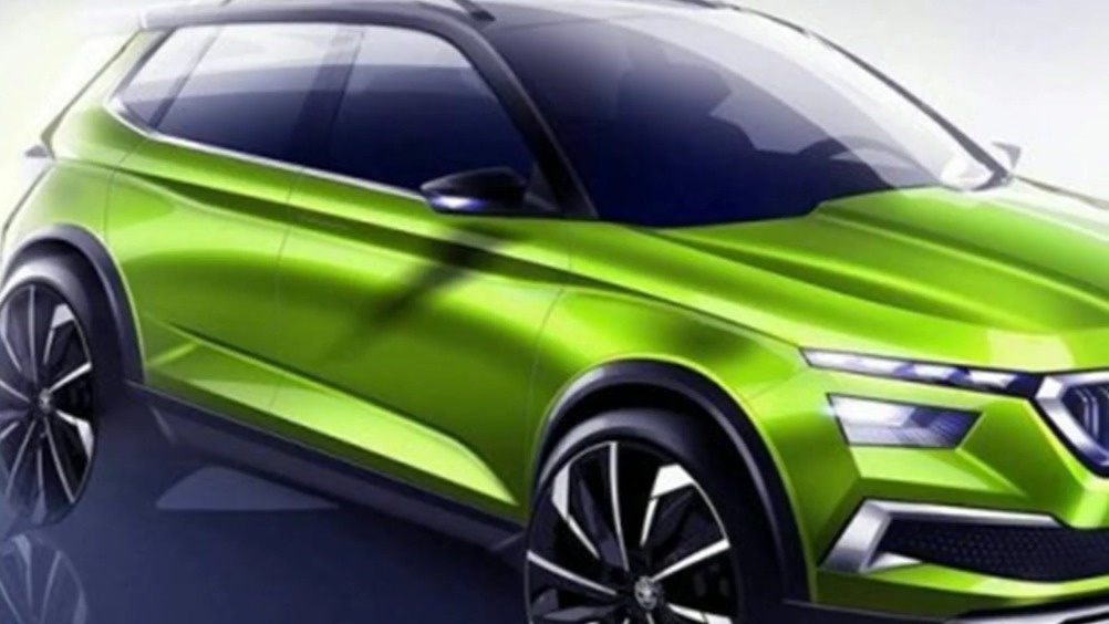 造型很不错 斯柯达全新紧凑型SUV效果图  ​