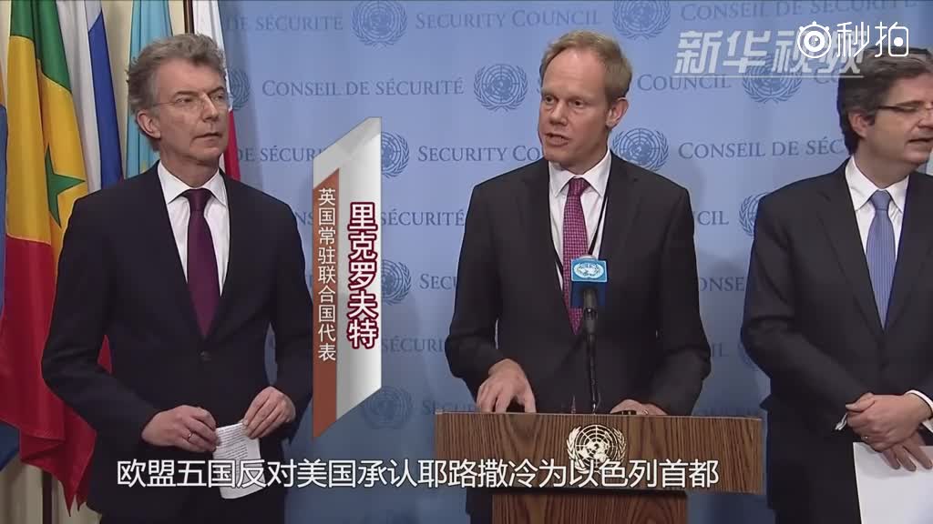 欧盟五国常驻联合国代表反对美国承认耶路撒冷为以首都