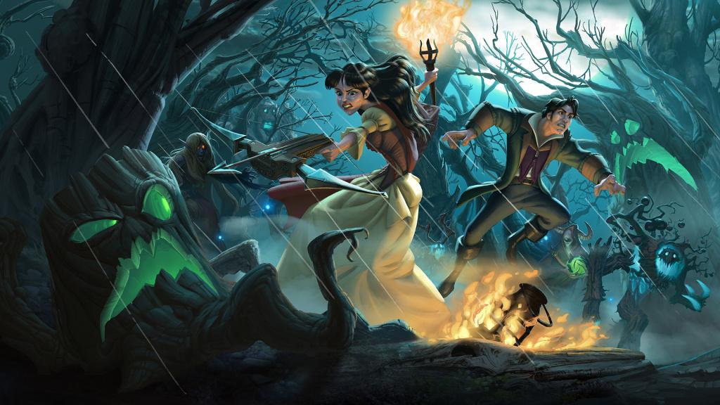 炉石传说最新资料片"女巫森林"原画壁纸:为了吉尔尼斯