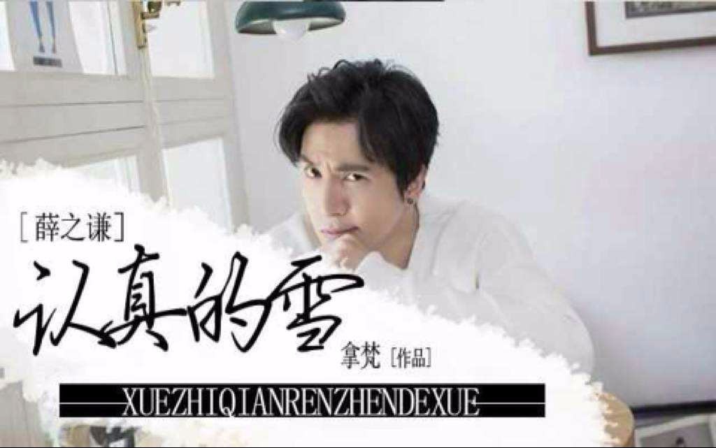薛之谦发毒誓,《认真的雪》不是原创我死全家