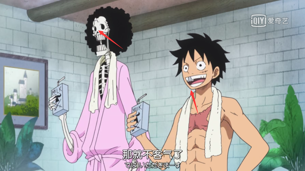 海贼王中喝牛奶竟可以补牙!网友:导演你是来搞笑的吧