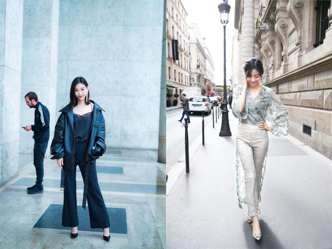 温雅胆真大, 开叉裙开到大腿根, 网友: 胯比肩宽, 不丑还很迷人