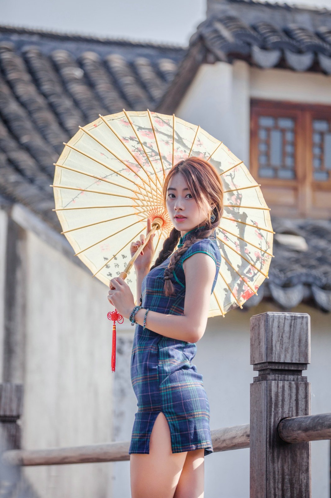 中国古典美女江南美女园林风景茶道图片素材-编号17006705-图行天下