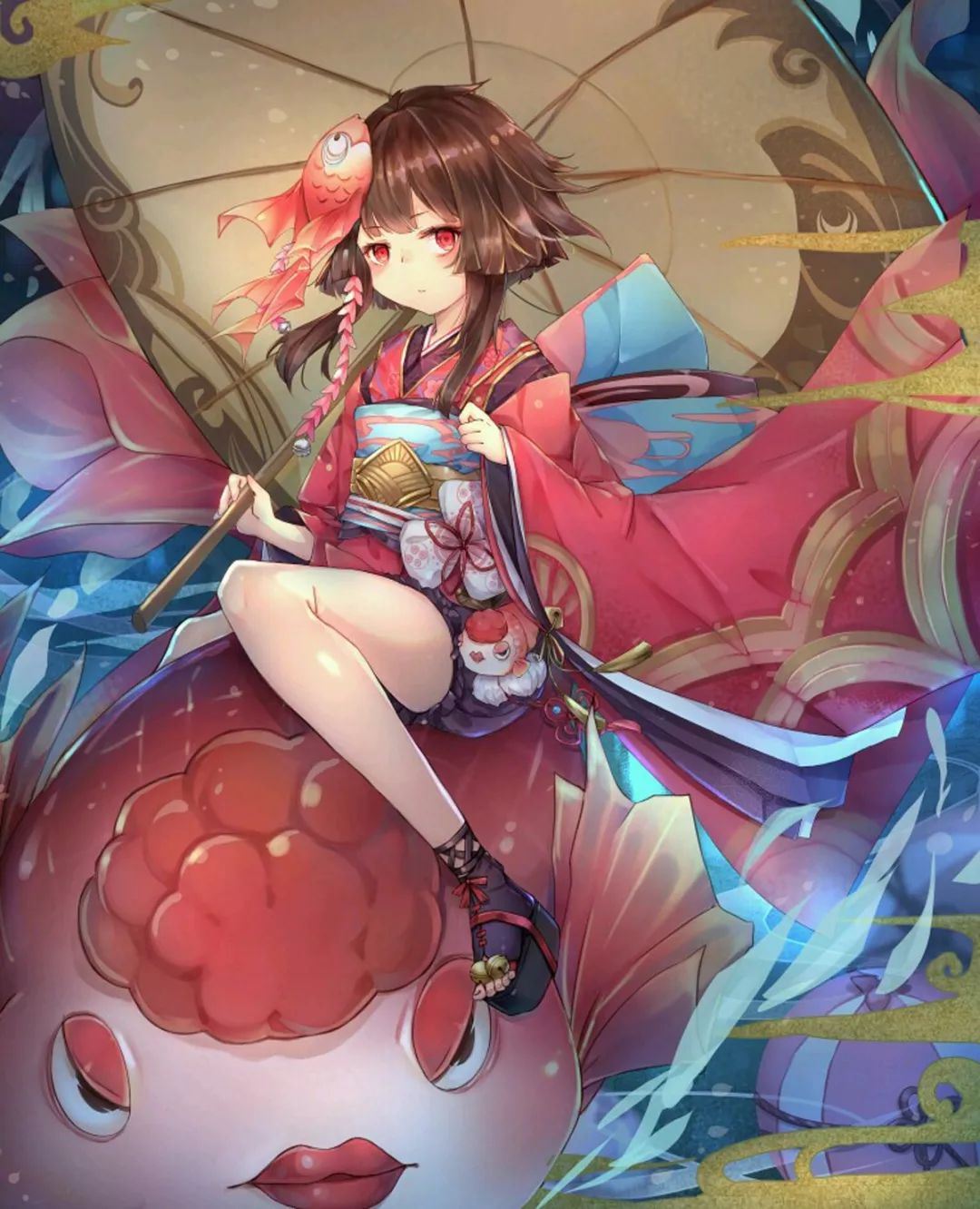 本期壁纸为"阴阳师神乐"