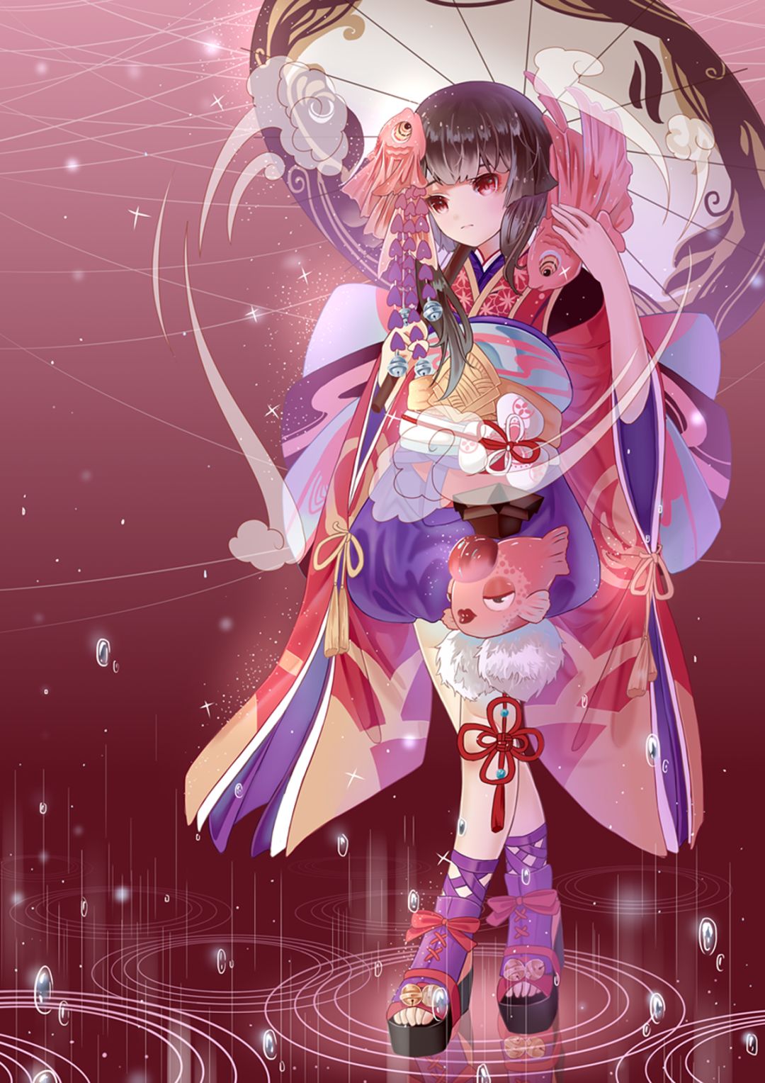 本期壁纸为"阴阳师神乐"