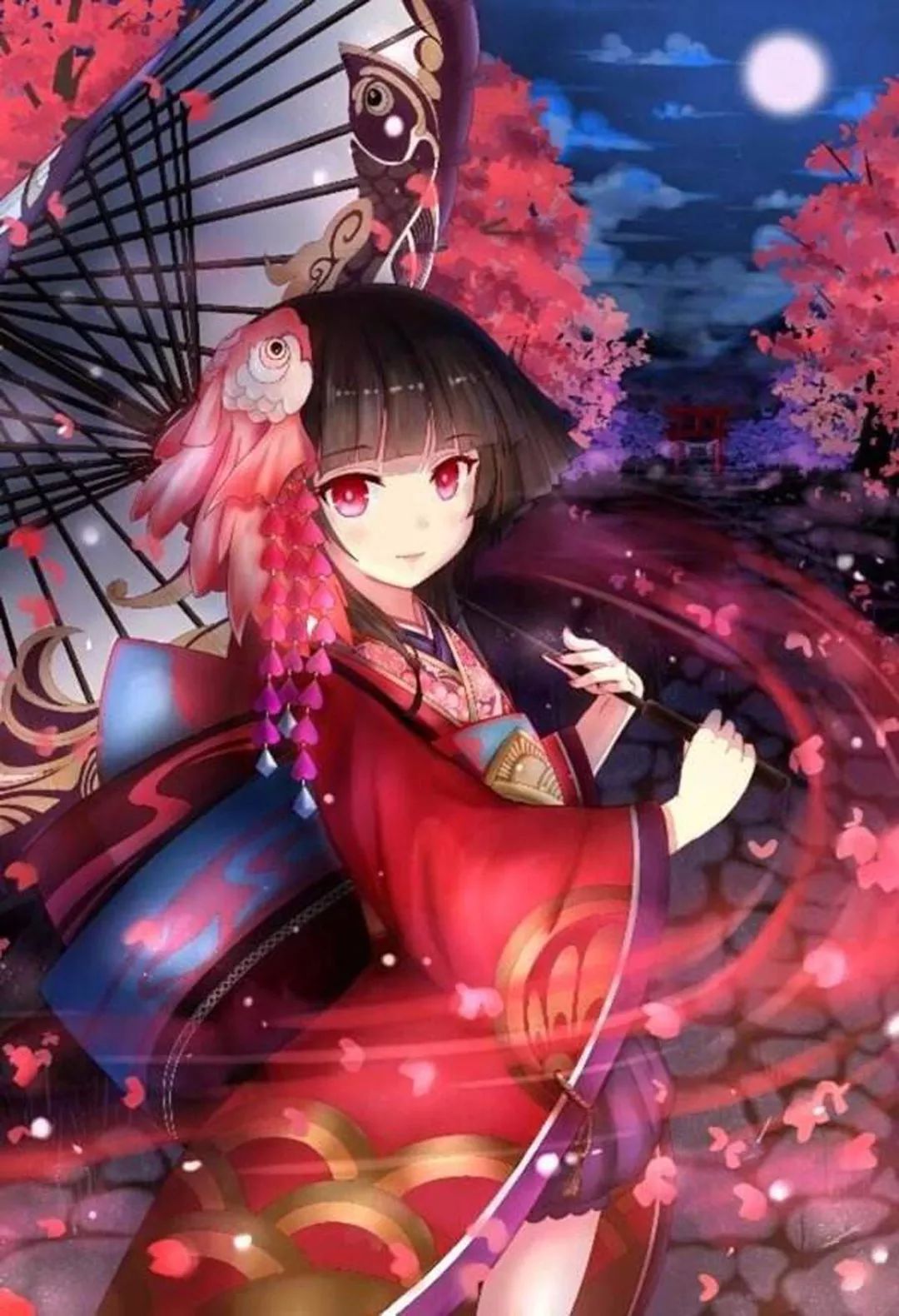 本期壁纸为"阴阳师神乐"