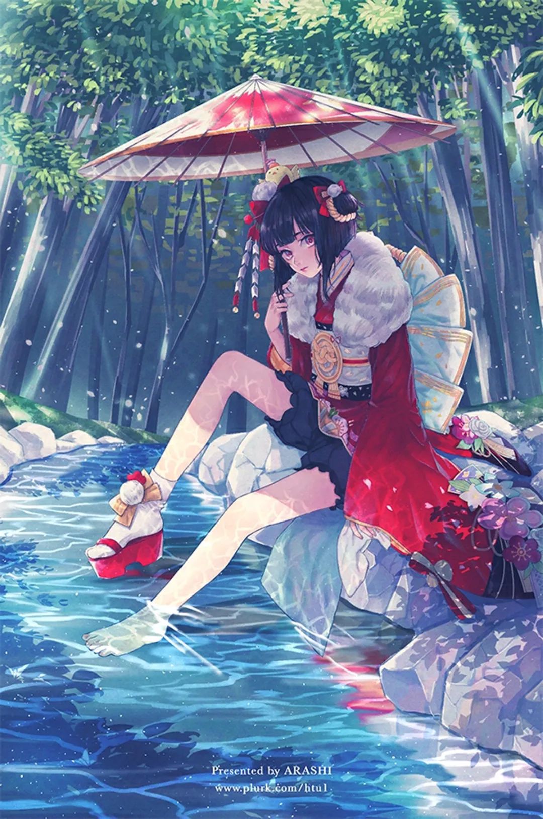 本期壁纸为阴阳师神乐
