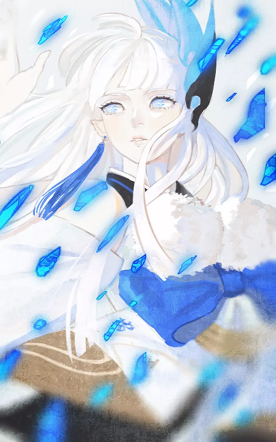 本期壁纸为"阴阳师雪女"