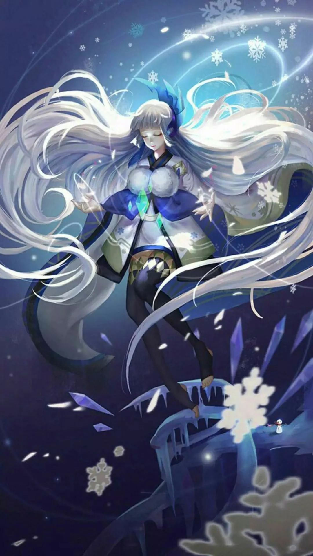 本期壁纸为"阴阳师雪女"
