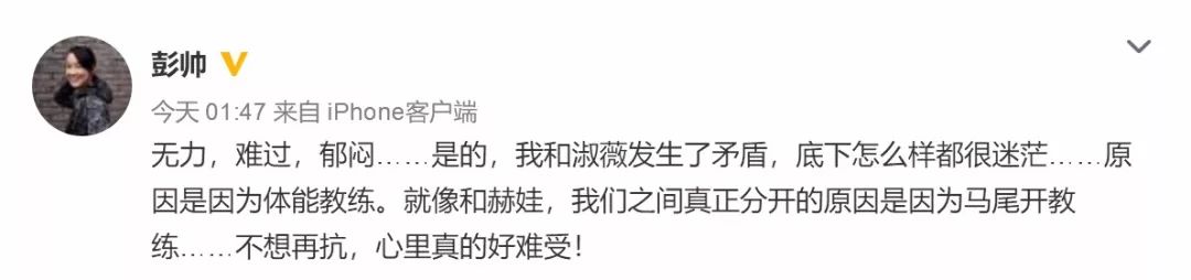 彭帅谢淑薇决裂到底问题出在哪？