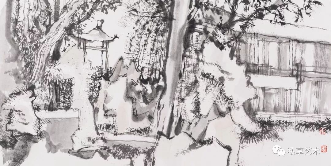 刘筱静:写生扬州|山水|个园|中央美术学院_新浪新闻