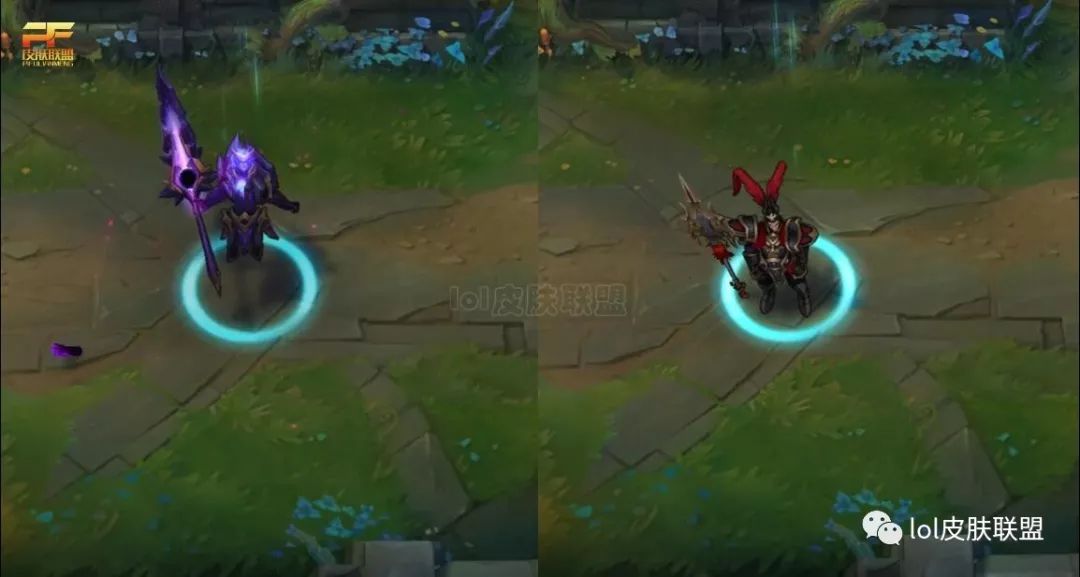 lol:皇子特效皮肤对比,吕布模型霸气,死兆星特效出色!