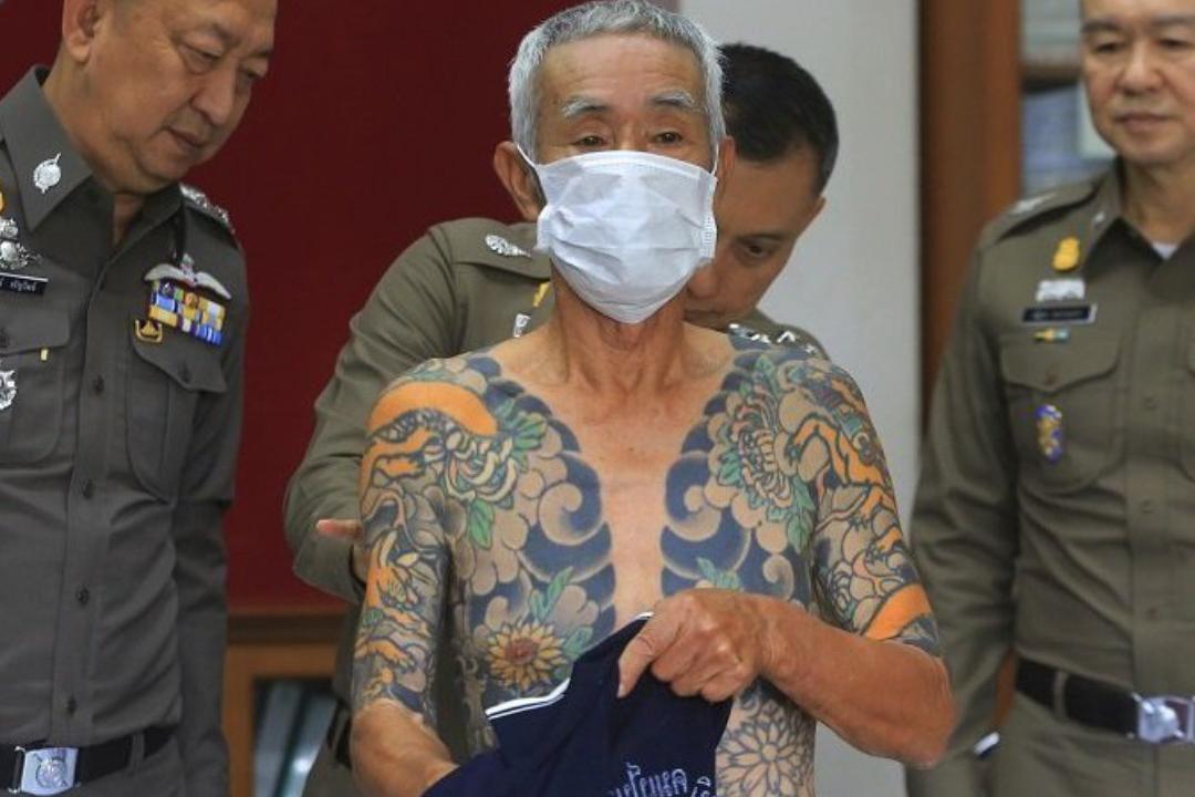 【日本黑帮老大杀人逃亡泰国14年 竟因纹身太帅被捕】