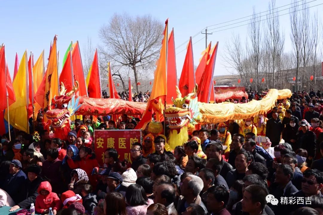 西吉的社火，西吉的年！龙王坝的社火闹翻天！