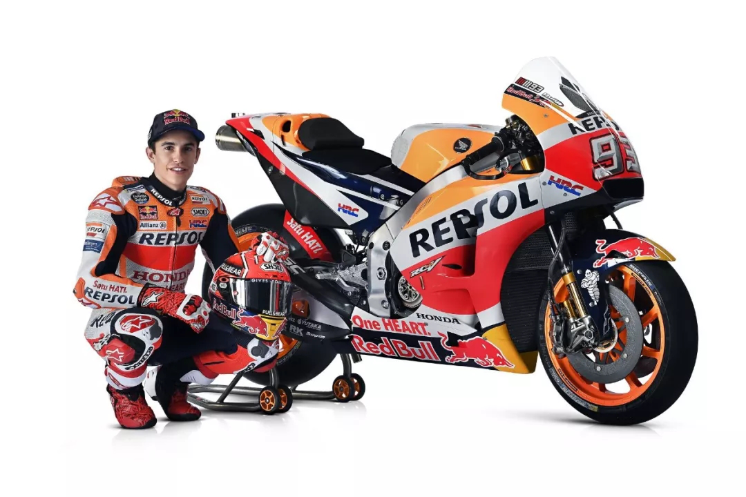 honda男神马奎斯续约hrc至2020年携手赛车rc213v征战motogp