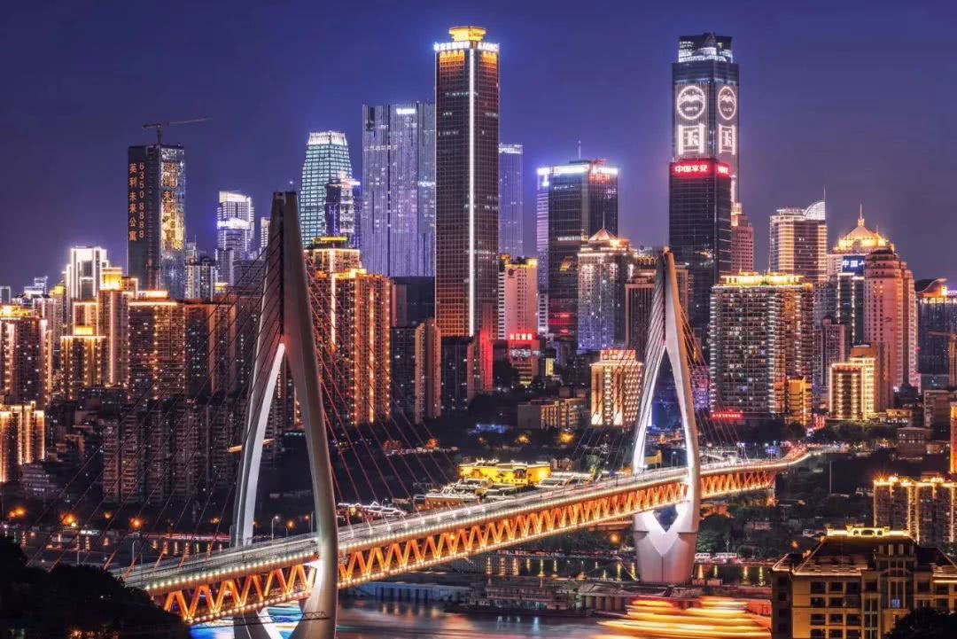 半江高楼一桥风景,咱们重庆的桥上央视啦!