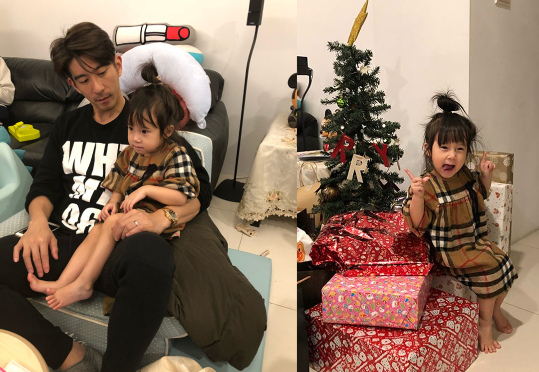 修杰楷很温柔抱着这可爱萌娃 咘咘bo妞要吃醋啦!