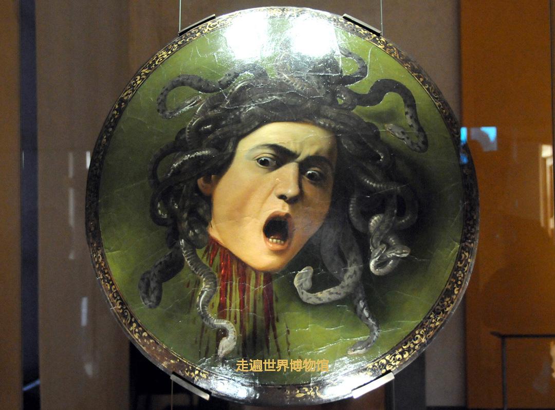 上图这幅《美杜莎》是意大利绘画大师卡拉瓦乔的名作