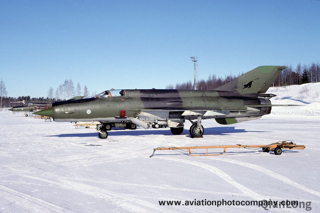 芬兰空军的米格-21Bis战斗机机群 采用了独具