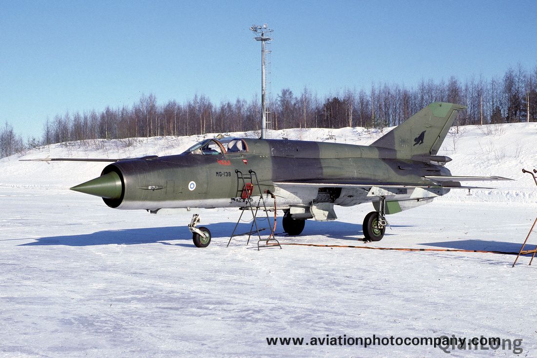 芬兰空军的米格-21Bis战斗机机群 采用了独具