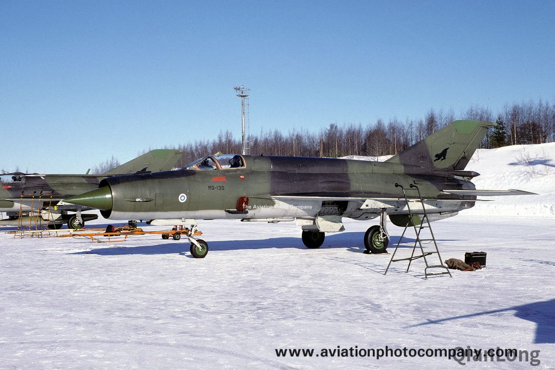 芬兰空军的米格-21Bis战斗机机群 采用了独具