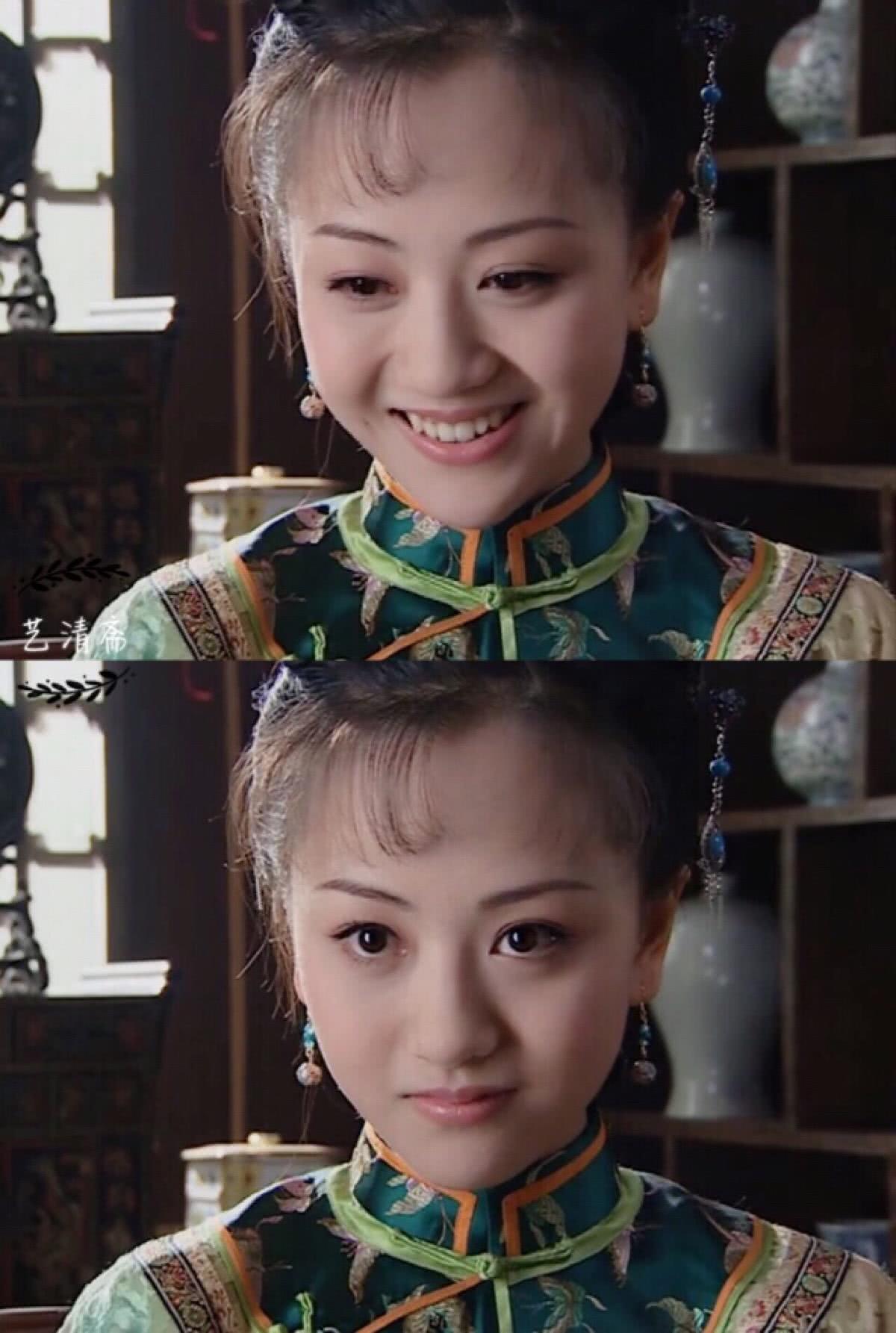 颜值巅峰时期的杨蓉,这清宫装完全不输神仙姐姐刘亦菲