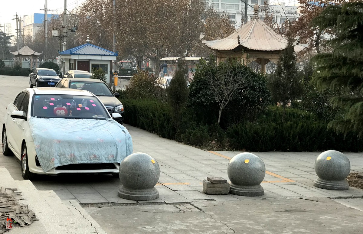 为挽回女友心,小伙路边贴满道歉信,睡车里苦等